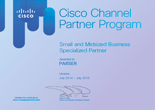 Cisco Partner Certificate