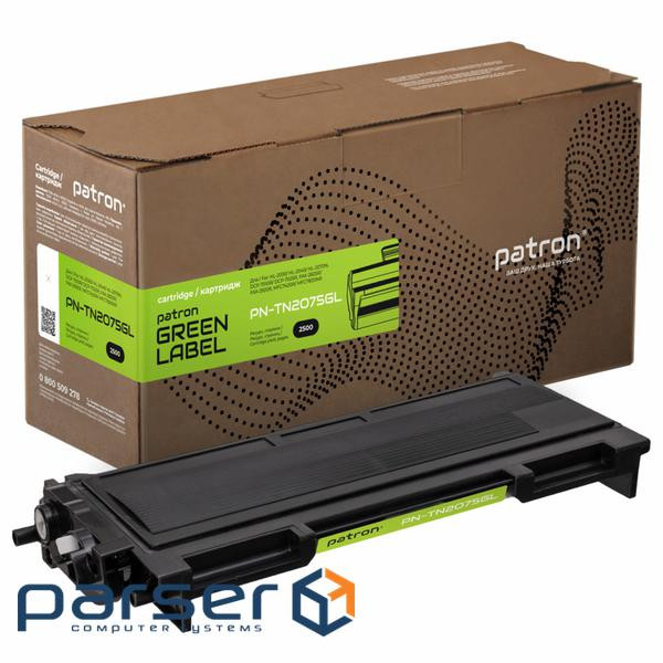 Тонер-картридж Patron BROTHER TN-2075 GREEN Label (PN-TN2075GL)