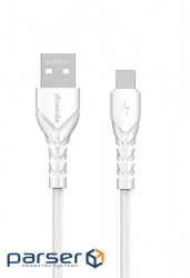 Дата кабель USB 2.0 AM to Lightning 3A white Proda (PD-B47i-WHT)