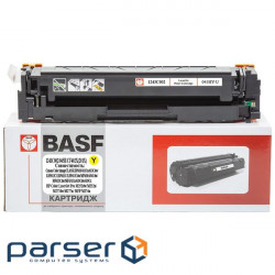 Картридж BASF Canon 045H, 1243C002/CF402X/201X Yellow (KT-045HY-U) (BASF-KT-045HY-U)