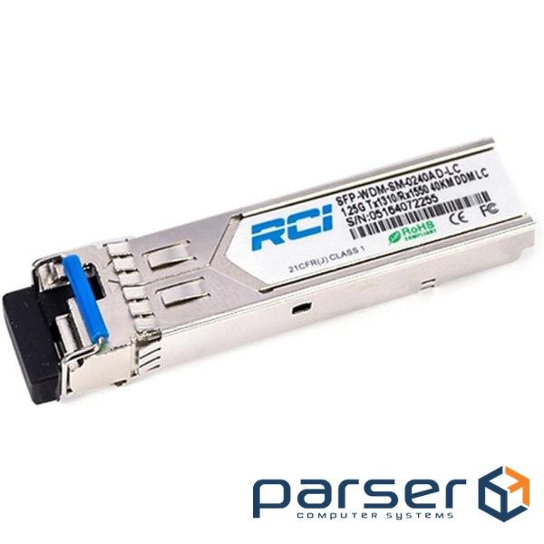 Модуль SFP 1G, 80km, SC, Tx 1490nm RCI (SFP-WDM-SM-0280AD)