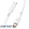 Кабель HOCO X93 Type-C to Type-C 240W, 2m, TPE, TPE connectors, White (6931474790743)