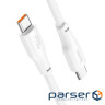 Кабель HOCO X93 Type-C to Type-C 240W, 2m, TPE, TPE connectors, White (6931474790743)