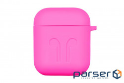 Чохол 2Е для Apple AirPods, Pure Color Silicone Imprint (1.5mm), Fuchsia (2E-AIR-PODS-IBSI-1.5-FK)