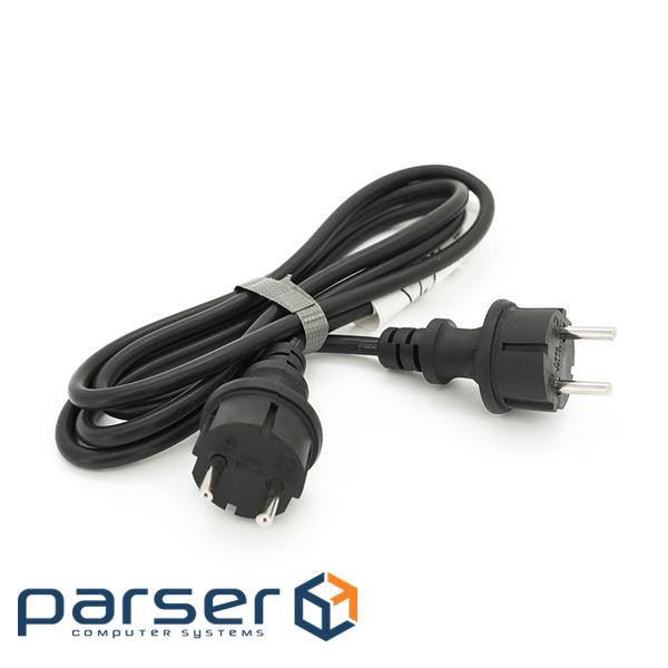 Кабель з двома литими вилками для підключення генератора, подовжувач 2 м ГОСТ 2х1 (С8-02х1,5-2-JJ) 1,5-2-JJ)