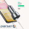 Зарядний пристрій Ugreen QC 3.0+QC 3.0 Dual USB-A 40W Fast Car Charger Space Grey (CD213) (70594)