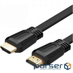 Cable UGREEN ED015 Flat Cable HDMI 3m Black (50820) (UGR-50820)