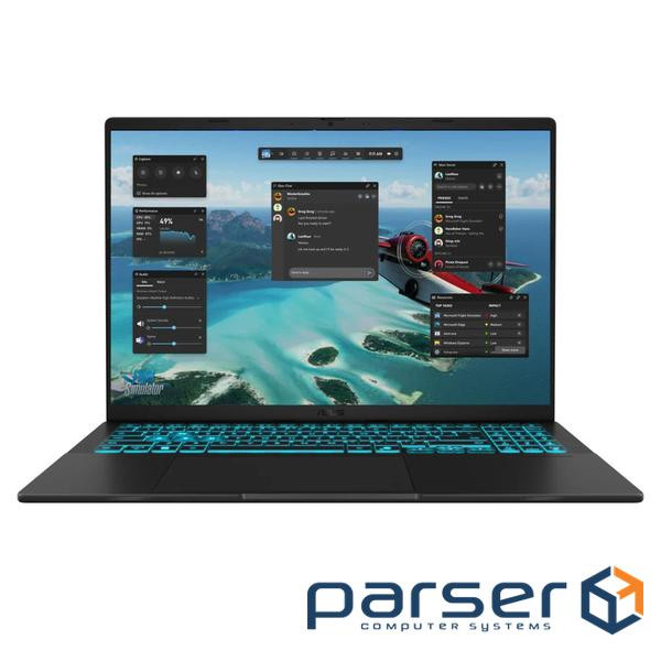 ноутбук 16FM/C5-210H/32/1TB SSD/RTX 5060 8GB/DOS/B L/Black ASUS V3607VM-RP013 (90NB16K1-M000D0)