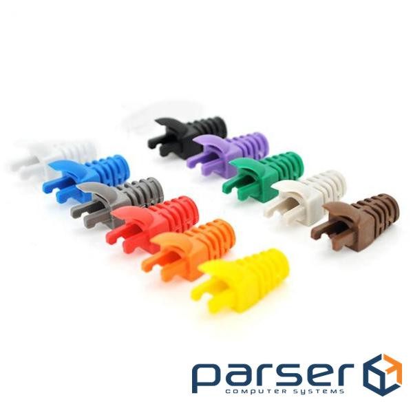 Ковпачок конектора RJ-45 Green Cat.5/ Cat.6 (100 шт/уп .) Merlion (CPRJ45ML-GN-CAT5/6)