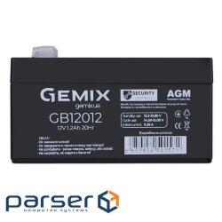 Батарея до ДБЖ Gemix GB 12В 1.2 Ач (GB12012)
