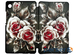 Чохол до планшета BeCover Smart Case Samsung Galaxy Tab A11 SM-X133/X135 8.7" Black Rose (713983)