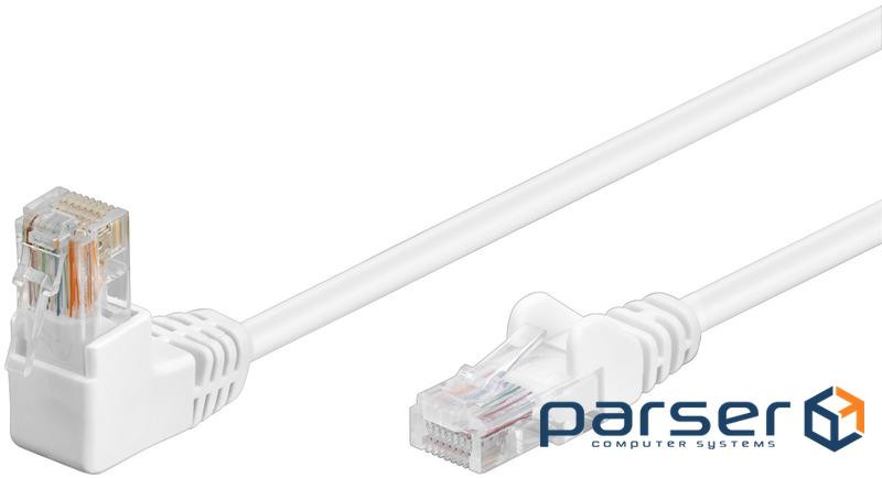 Патч-корд неекранований RJ45 UTP5e 15.0m,patch D=4.9mm AWG26 1x90ё Gold,білий (75.09.4168-5) (75.09.4168-5)