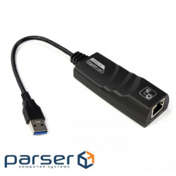 Power adapter Lucom USB3.0 A-RJ45 GigaLAN M/F,0.1m PC/MAC (62.09.8072-1)