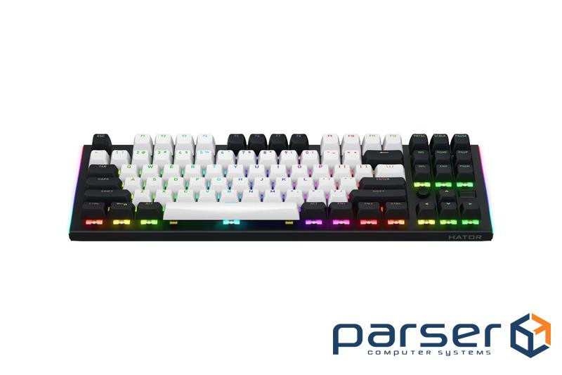 Клавіатура механічна HATOR Gravity TKL orange (HTK560) black, US layout (HTK560US) HATOR Gravity TKL orange (HTK560) black, US layout (HTK560US)