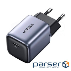 Зарядний пристрій UGREEN CD319 Nexode Mini GaN 30W 1xUSB-C, PD3.0, QC4.0 Wall Charger (CD319 Whit)