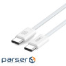 Дата кабель USB-C to USB-C 1.0m 60W white XO (CB-Q73CC)