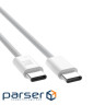 Дата кабель USB-C to USB-C 1.0m 60W white XO (CB-Q73CC)