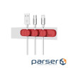 Тримач для кабелю Baseus Peas Cable Clip Red (ACWDJ-09)