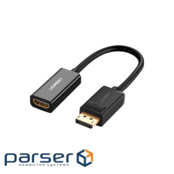 Перехідник Display Port M to HDMI F 1080P black Ugreen (40362)