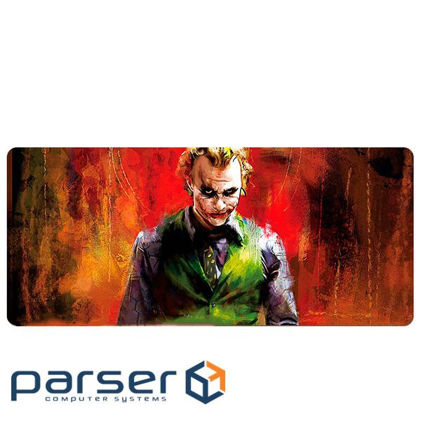 Коврик 300*800 тканинний Джокер з боковою прошивкою, товщина 2 мм, Red / Green, Пакет (CL09)