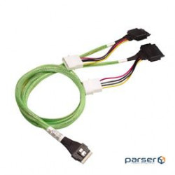 LSI Logic Cable 05-50065-00 0.5M U.2 Enabler Cable HD SFF-8643 to SFF8639 Poly Bag