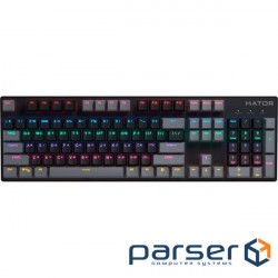 Keyboard HATOR Starfall Rainbow Hator Origin Red Switch Black/Black/Gray (HTK-608-BBG)