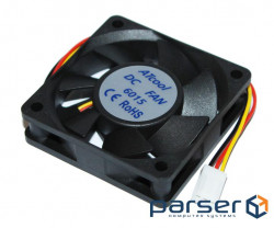Вентилятор 60 mm ATcool 6015 DC sleeve fan 3pin - 60х60х15мм 