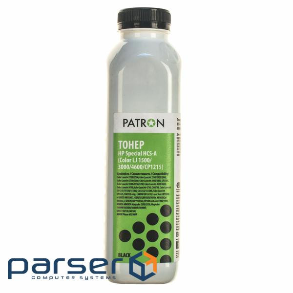Тонер HP CLJ 1500/3000/4600 / CP1215) BLACK 250г Patron (HCS-A-B-250)