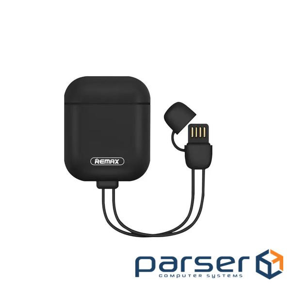 Чохол Remax RC-A6 Airpod charger для Apple AirPods Black (6954851232346)