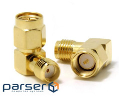 Перехідник кутовий SMA Male-SMA Female (тато-мама) ціна за 1 шт (YT42269)