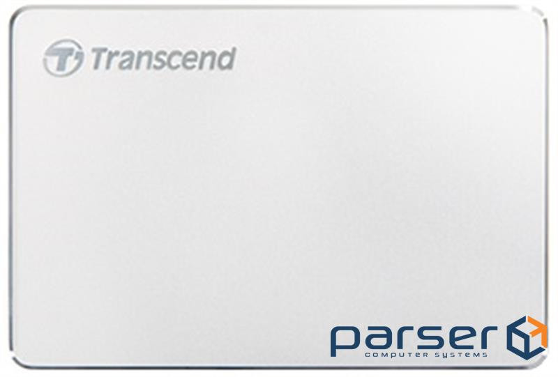 Зовнішній жорсткий диск Transcend StoreJet 2.5" USB 3.1 Type-C 2TB MC Silver (TS2TSJ25C3S)