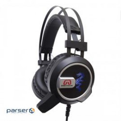 SYBA Headset Falcon Over the ear Stereo PC Gaming Headset with Microphone LED lights R (SY-AUD63113)