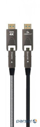 Кабель оптичний (AOC) CABLEXPERT Armored Series 4K w/Ethernet HDMI v2.0 30м (CCAP-HDMIDD-AOC-30M)