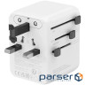 Зарядний пристрій Canyon OnTour 70 3xUSB-C + 2xUSB-A EU/UK/US/AUS 70W White (CNS-TA70W1006W)