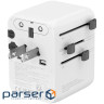 Зарядний пристрій Canyon OnTour 70 3xUSB-C + 2xUSB-A EU/UK/US/AUS 70W White (CNS-TA70W1006W)