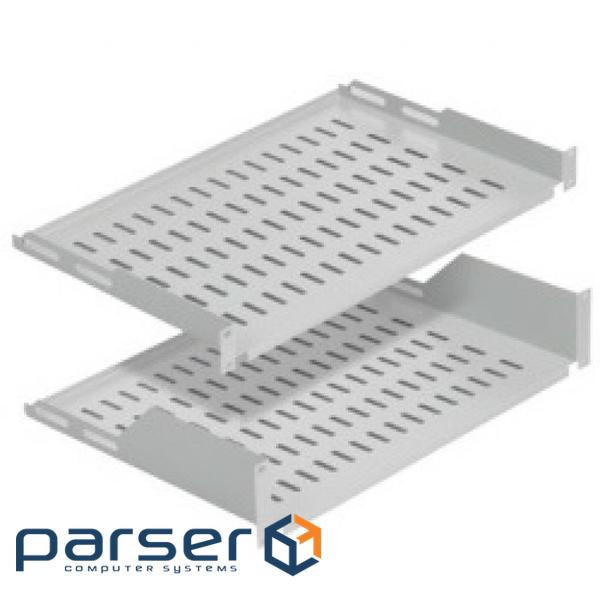 Полиця 19 1U глиб. 250мм, консольна , RAL 9005 Mirsan (MR.RAK1U25.01)