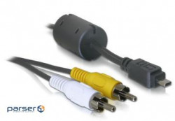 Cable devices Delock (Germany) USB 2.0 mini12p->RCAx2 M/ M 1.8m, Olympus (70.08.2384-50)