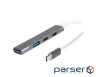 Хаб USB 3.0 Maxxter HU3C-4P-03