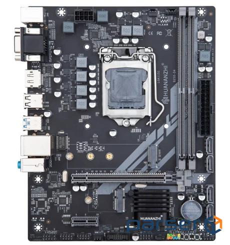 Материнська плата LGA1151, Huananzhi B250-D4, B250, 2xDDR4, Int.Video (CPU), 4xSATA3, 1xM.2, 1xPCI-E