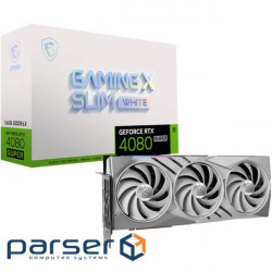 Відеокарта MSI GeForce RTX 4080 Super 16G Gaming X Slim White (4080 SUPER GAMING X SLIM WHITE 16G)