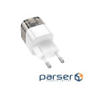 Мережевий зарядний пристрій HOCO C131A Platinum dual-port PD30W+QC3.0 charger(EU) Tr (6942007609821)