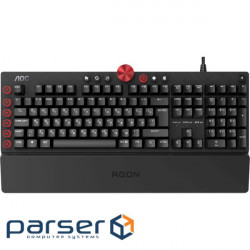 Keyboard AOC AGK700 Gaming RGB Cherry MX Red Switch (AGK700DR2R)