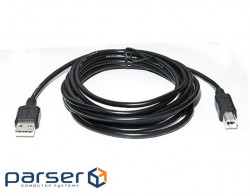 Printer cable USB2.0 AM / BM 3.0m Pro black REAL-EL (EL123500027)