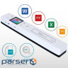 Сканер A4 Canon IRIScan Book 7 (1050dpi, USB, microSD, 15стор/хв, портативний, білий) (464669)