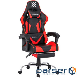 Ігрове крісло Defender Pilot Black/Red (64354)