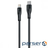 Кабель Proove Soft Silicone Type-C to Lightning 27W (2m) black (CCSO27002121)