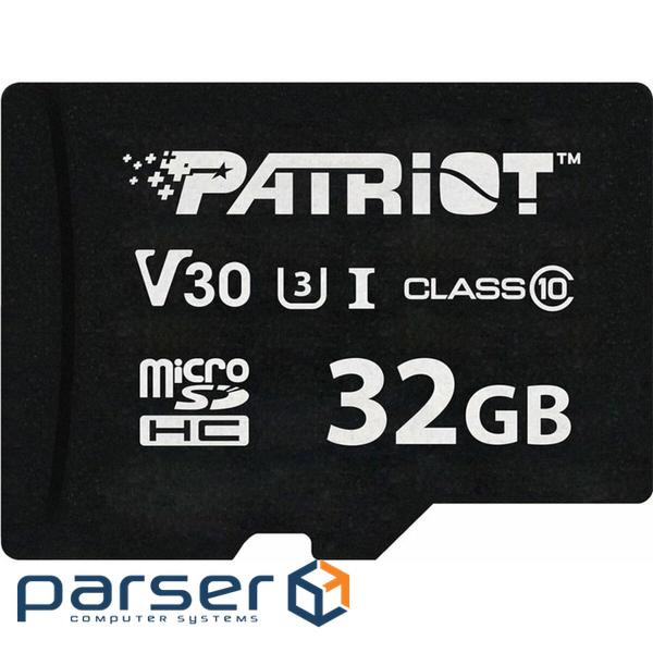 Карта пам"яті Patriot VX Series 32GB Micro SDHC V3 0 Class 10 Memory Card - UHS-I U3 (PSF32GVX31MCH) Patriot VX Series 32GB Micro SDHC V3 0 Class 10 Memory Card - UHS-I U3 (PSF32GVX31MCH)