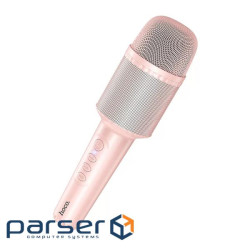 Мікрофон бездротовий HOCO DBK1, Pink, BOX (HOCO DBK1 / P)