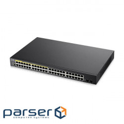 Комутатор мережевий ZyXel GS1900-48HP (GS1900-48HPV2-EU0101F) (GS190048HPV2-EU0101F)