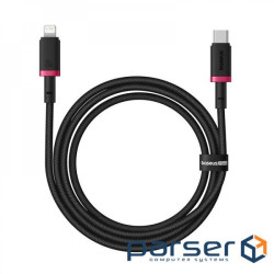 Cable Baseus Dura Series Type-C to Lightning 20W (1m) black/red (P10377800U01-01 black/red)